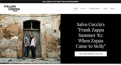 Desktop Screenshot of italiancinematoday.com